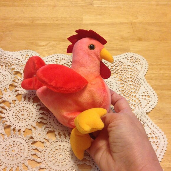 Ty Beanie Baby Strut The Rooster 🐓 DOB March 8, 1996 - Picture 3 of 9